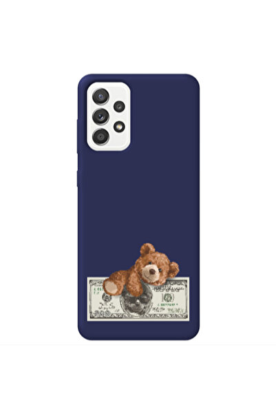 Other Samsung A23 Money Style Dark blue Colored Silicone TPU Θήκη