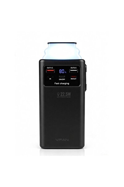 VFAN 50000mAh Power Bank – 22.5W Fast Charging (Model F30)