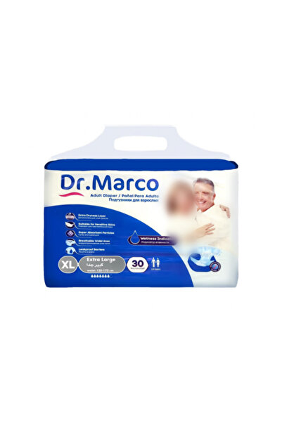 DR.MARCO حفاضات كبار السن د. ماركو مقاس XL – 30 قطعة | DR MARCO Adult Diapers XL