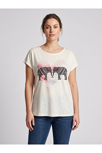 gökçesu Women's Relaxed Cut T-shirt