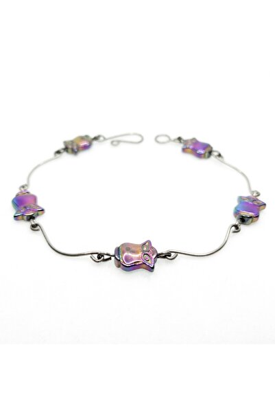 Migati Bratara titan cu bufnite multicolore