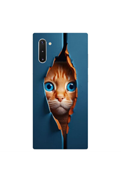 Other Samsung Note 10 Plus Cat Blue Eyes Transparent Silicone TPU Θήκη