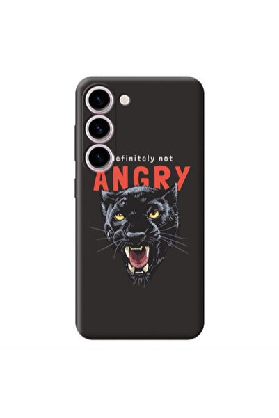 Other Samsung S23 Plus Pointed teeth Black Colored Silicone TPU Θήκη