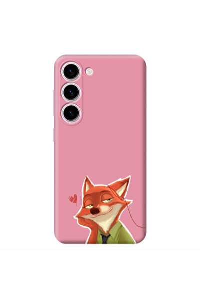 Other Samsung S23 Plus Valentines 15 Pink Colored Silicone TPU Θήκη