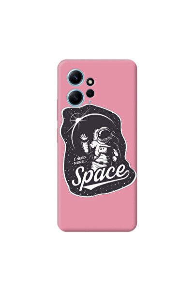 Other Xiaomi Redmi Note 12 4G I need more spacee Pink Colored Silicone TPU Θήκη