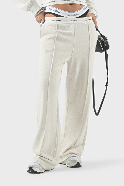 Calvin Klein Logolu Bel Detaylı Geniş Paça Pantolon LV047G253GP4P PANTOLON LV...