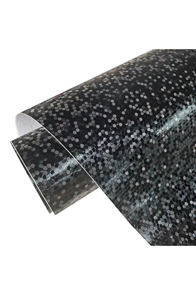 Avex Folie auto decorativă neagră tip fagure premium, model hexagonal 3D, aut...