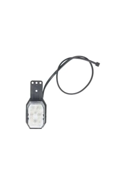 Aspöck Lampa Gabarit Stanga Flexipoint Alb/Rosu Led Inaltime 65mm Latime 44mm...
