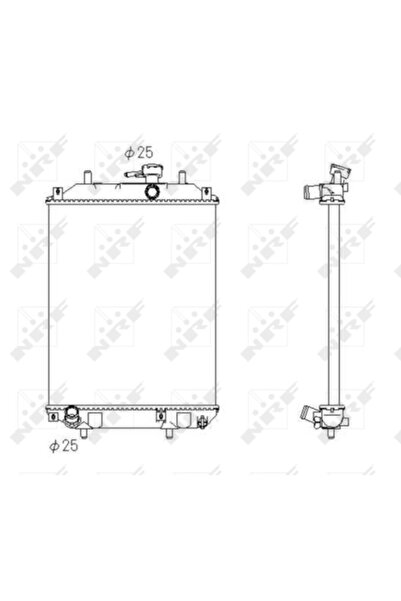 NRF Radiator Racire Motor DAIHATSU CUORE 6