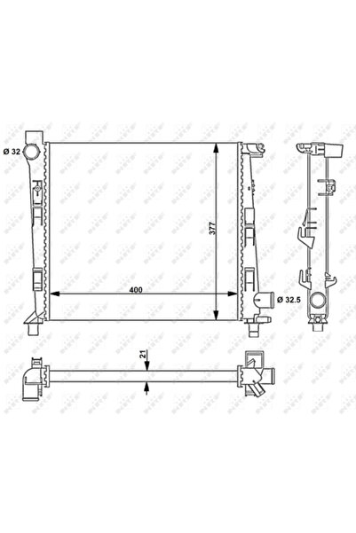 NRF Radiator Racire Motor MERCEDES-BENZ A-CLASS