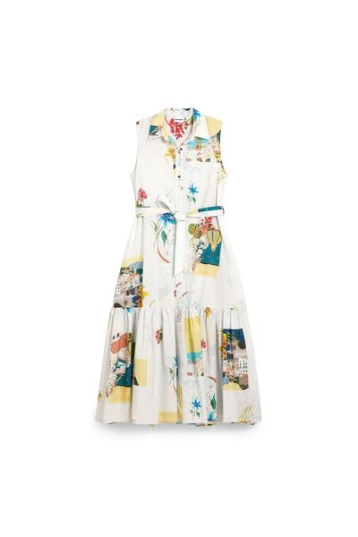 Desigual Rochie cămașă de damă 26SWVW15 Multicolor