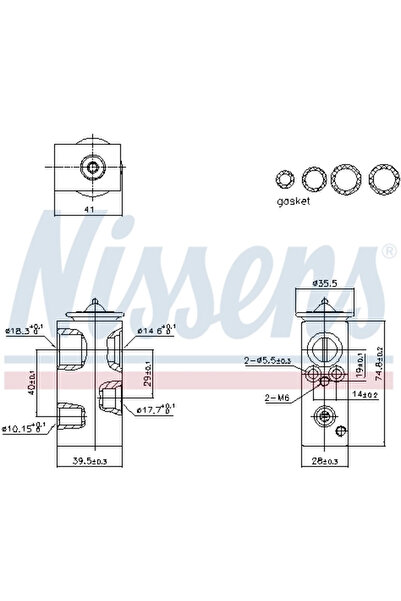 Nissens Supapa Expansiune Clima DACIA LOGAN 2/LOGAN MCV 2/SANDERO 2 RENAULT K...