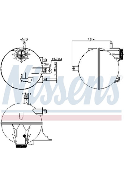 Nissens Vas de Expansiune Racire MERCEDES-BENZ A-CLASS/B-CLASS/SPRINTER 3,5-t...