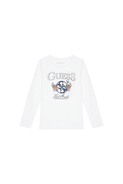 Guess Bluză de fată J5BI20J1314 Albă