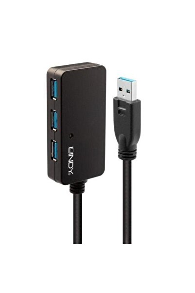 LİNDY LY-43159 Διανομέας USB, 4x USB 3.2 Gen 1, Μαύρο