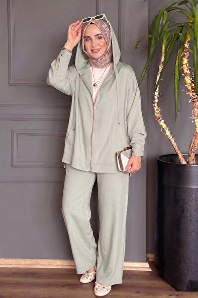 My City 5645 - Stylish Comfortable Cotton Fabric Hooded Casual Women's Set