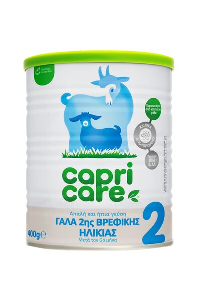 Capricare | No2 Κατσικίσιο Γάλα για Βρέφη Μετά Τον 6ο Μήνα | 400gr