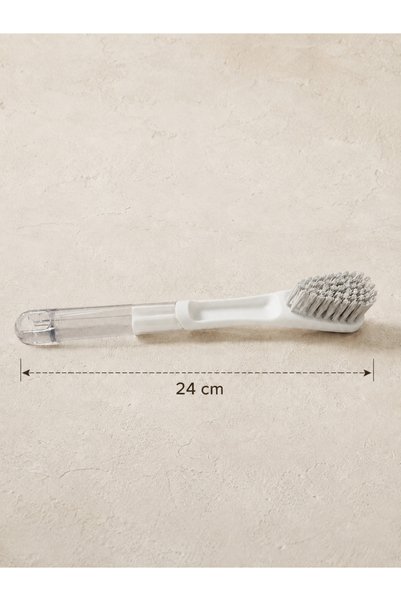 Şahane Pazar Hard-Bristled Multi-Purpose Cleaning Brush Bathroom Kitchen Tile Grout Cleaning Brush with Ergonomic Handle Shn-3076