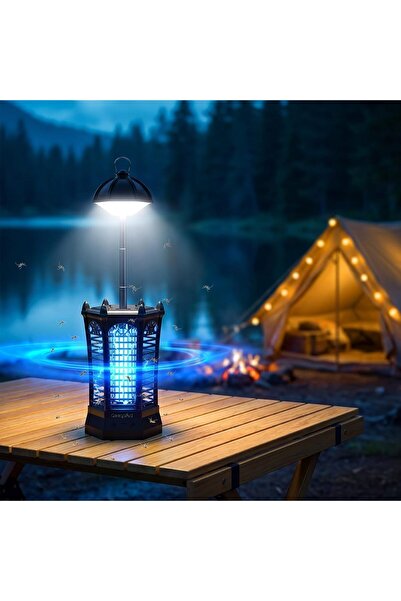 LET Lampa UV anti-insecte, capcana electrica pentru tantari, muste si molii, ...