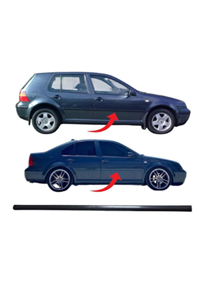 gkl Golf4-Bora Door Strip Front Right Satin Black 1998-2004 1J4853516J