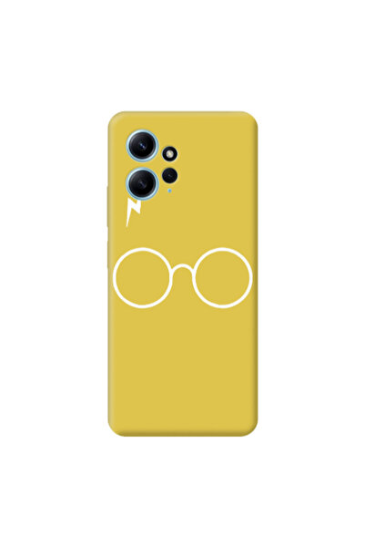 Other Xiaomi Redmi Note 12 4G glasses Yellow Colored Silicone TPU Θήκη