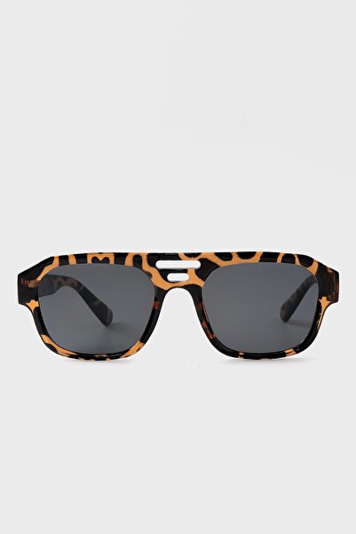 REN EYEWEAR Vasta Women's Sunglasses Oversize Large Glass Leopard Patterned 5...