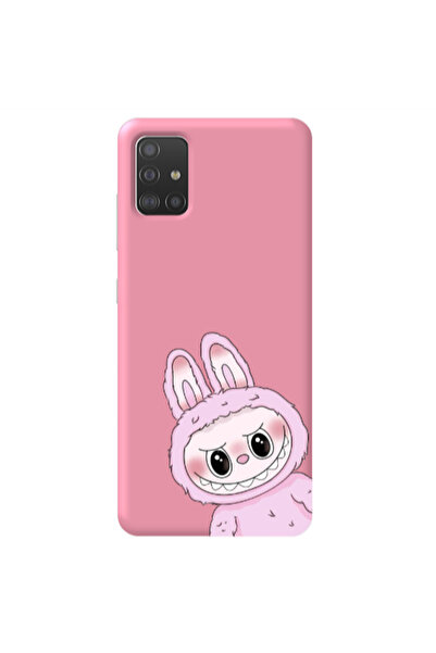 Other Samsung A51 Labubu 6 Pink Colored Silicone TPU Θήκη