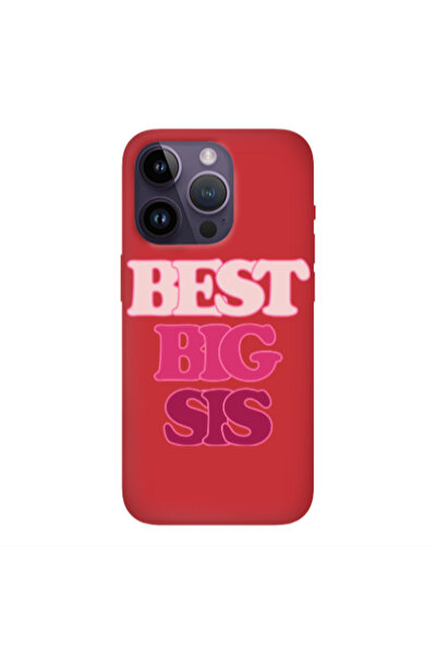 Other Apple iPhone 14 Pro Max Be Creative Red Colored Silicone TPU Θήκη