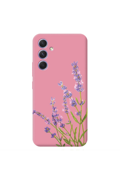 Other Samsung A55 Flowers 8 Pink Colored Silicone TPU Θήκη