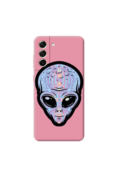 Other Samsung S22 Alien Pink Colored Silicone TPU Θήκη