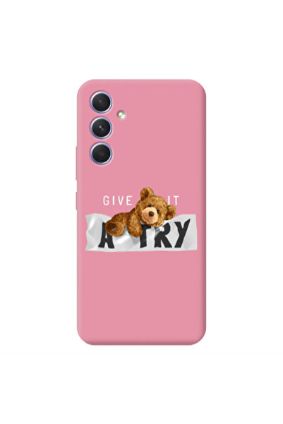 Other Samsung A54 Give me Pink Colored Silicone TPU Θήκη