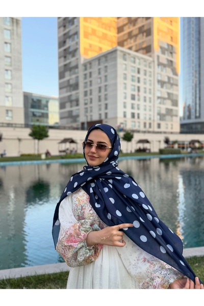 Duyguscarfs Puantiyeli Soft Şal
