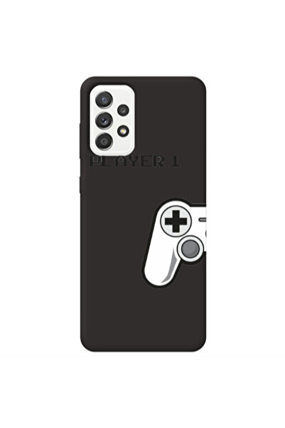 Other Samsung A72 Player 1 Black Colored Silicone TPU Θήκη