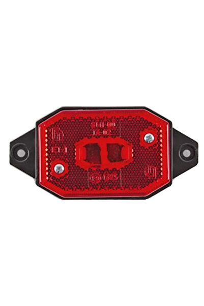 RapidAuto Lampa gabarit auto 12/24V, rectangulara, culoare Rosie, 64x42x33mm,...