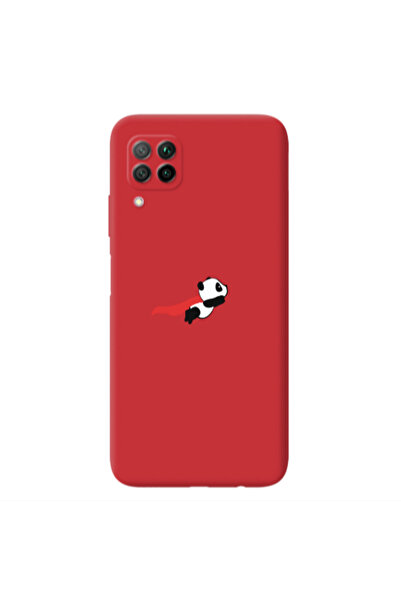 Other Huawei P40 Lite kite flying panda Red Colored Silicone TPU Θήκη