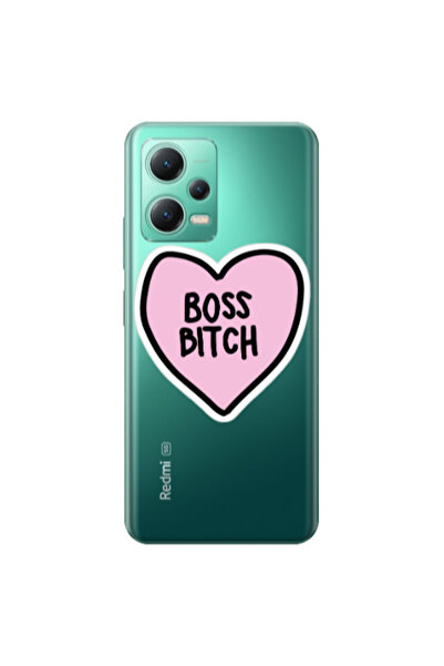 Other Xiaomi Redmi Note 12 Pro Plus 5G Boss Bitch Transparent Silicone TPU Θήκη