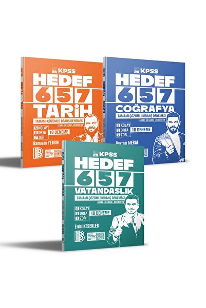 Kurul Yayıncılık Benim Hocam Yayınları 2026 KPSS HEDEF 657 Tarih, Coğrafya ve...