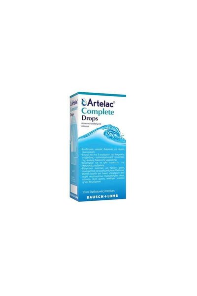 OEM BAUSCH&LOMB Artelac Πλήρης Λιπαντική Οφθαλμική Λύση σε Σταγόνες 10ml