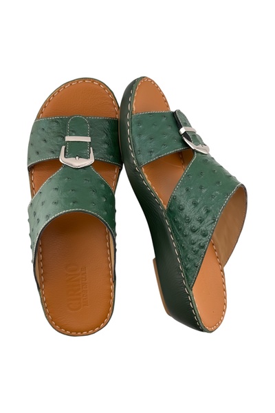 Cirino (OS-2000 ) Handmade Arabic Men's Slippers | Outdoor Arabic Sandals For...