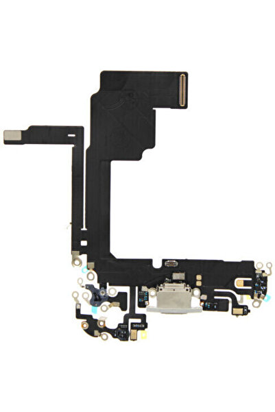 OEM Καλώδιο Flex με θύρα φόρτισης σε λευκό χρώμα για iPhone 15 Pro