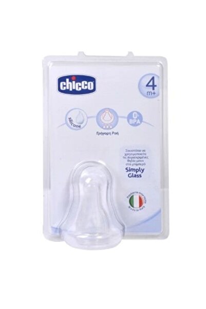 Chicco Θηλή σιλικόνης 4μ+ Γρήγορη ροή