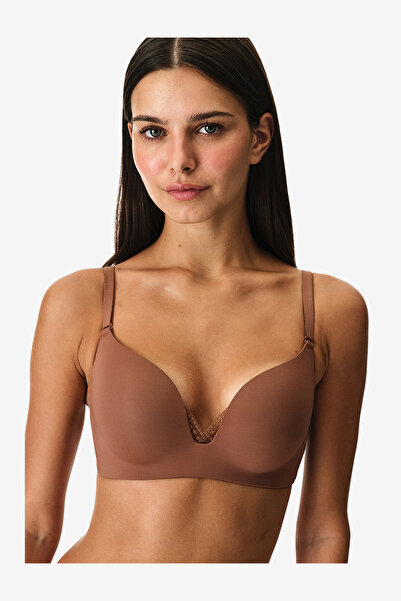 Penti Women Eliza Push Up Brown Wired Padded Bra