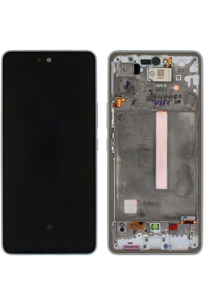 Samsung Οθόνη με μηχανισμό αφής και πλαίσιο για A53 5G (Λευκό) Κωδικός: SP170...
