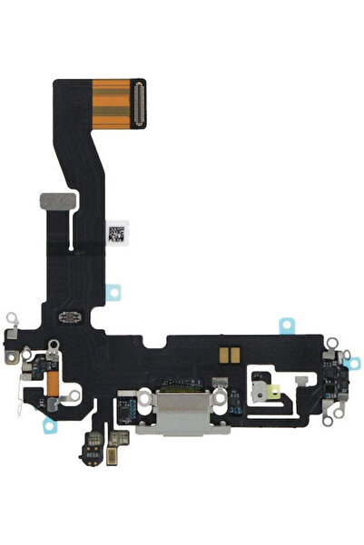 OEM Apple Iphone 12 12 Pro Καλώδιο Flex Φόρτισης με Συνδετήρα Λευκό