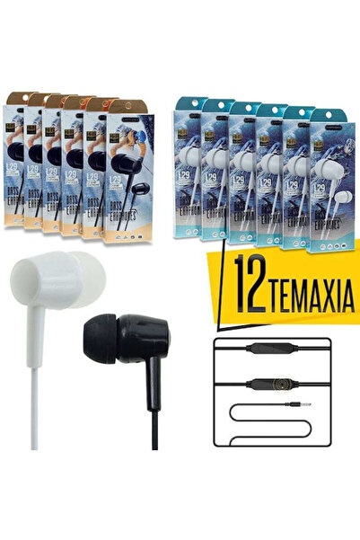OEM 1220.041 Ενδοωτικά ακουστικά handsfree με βύσμα 3.5mm, μαύρα