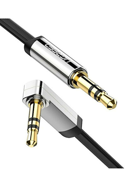 Ugreen Καλώδιο Ήχου 3.5mm Αρσενικό σε 3.5mm Αρσενικό, Μαύρο, 1.5μ, με Επιχρυσ...