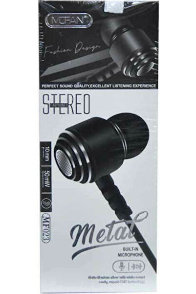 OEM MOFAN MF023 Ενδοωτικά ακουστικά handsfree με βύσμα 3.5mm Μαύρο