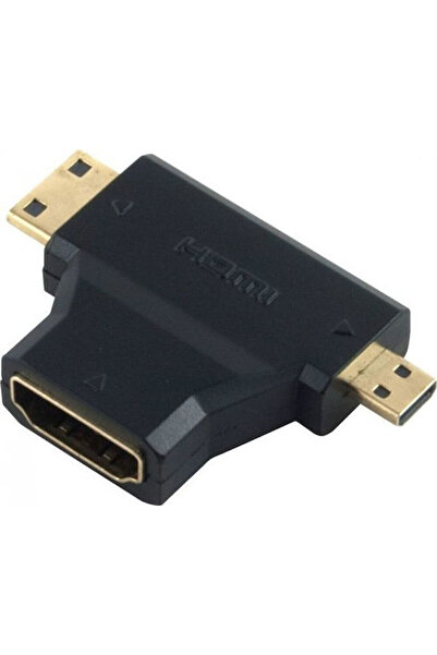 POWERTECH Μετατροπέας micro HDMI / mini HDMI αρσενικό σε HDMI θηλυκό 1 τεμάχι...