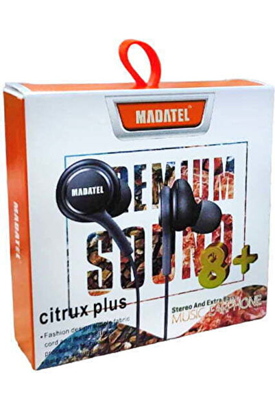 OEM Madatel Ενσύρματα Ενδοωτικά Ακουστικά Handsfree με Βύσμα 3.5mm Ασημί