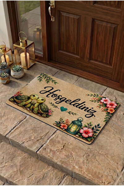 SoGood Concept Cute Turtles Design Doormat - Digital Printed Base Door Mat